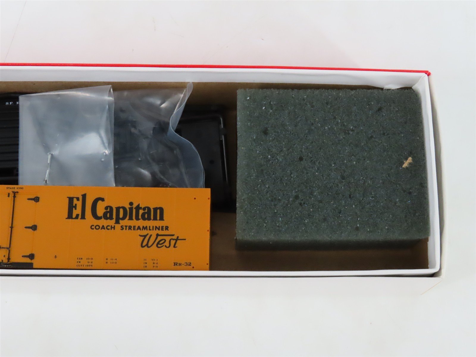 LOT of 3 HO Scale Intermountain SFRD Santa Fe Refrigerator Cars Kits