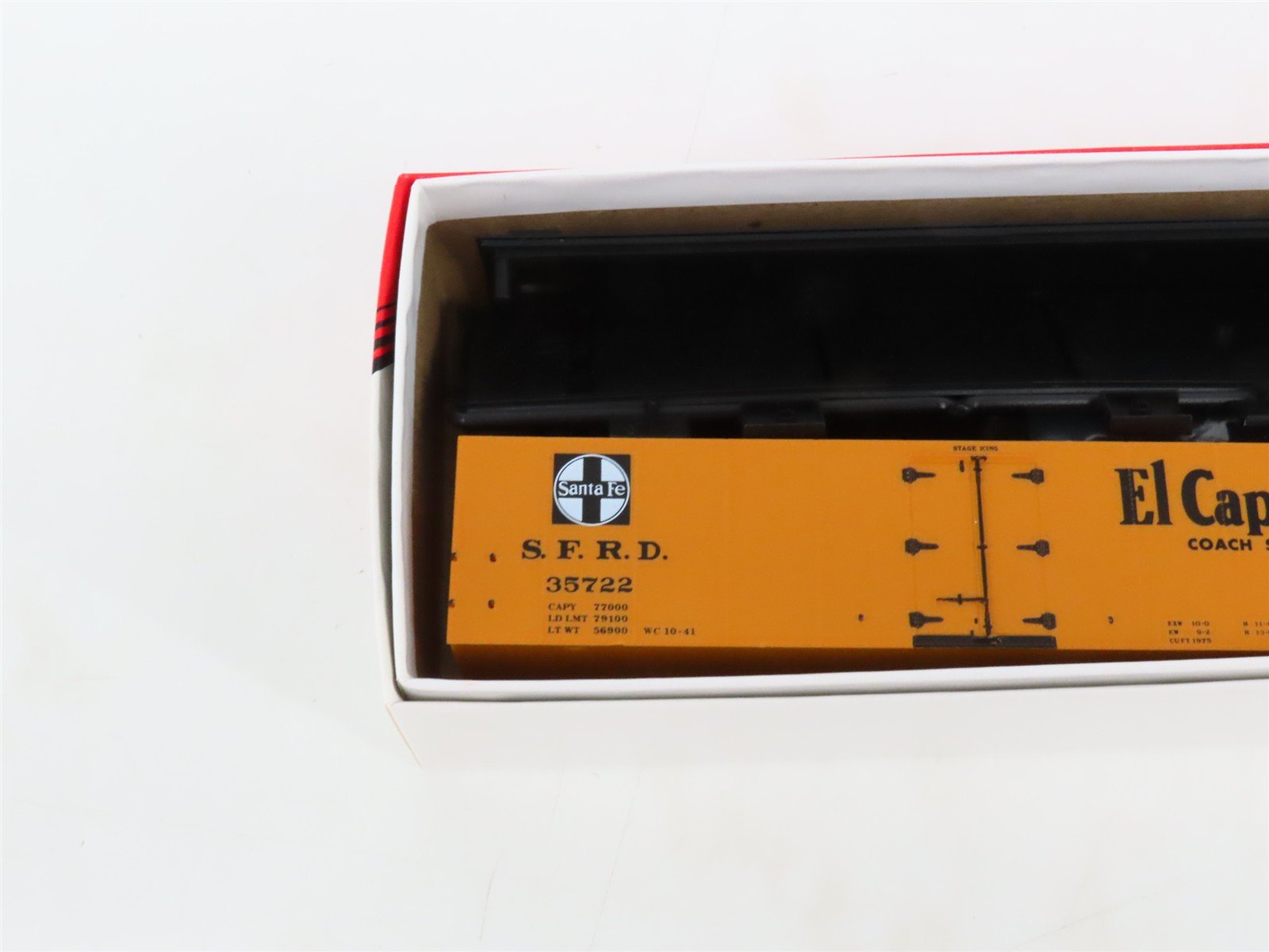 LOT of 3 HO Scale Intermountain SFRD Santa Fe Refrigerator Cars Kits