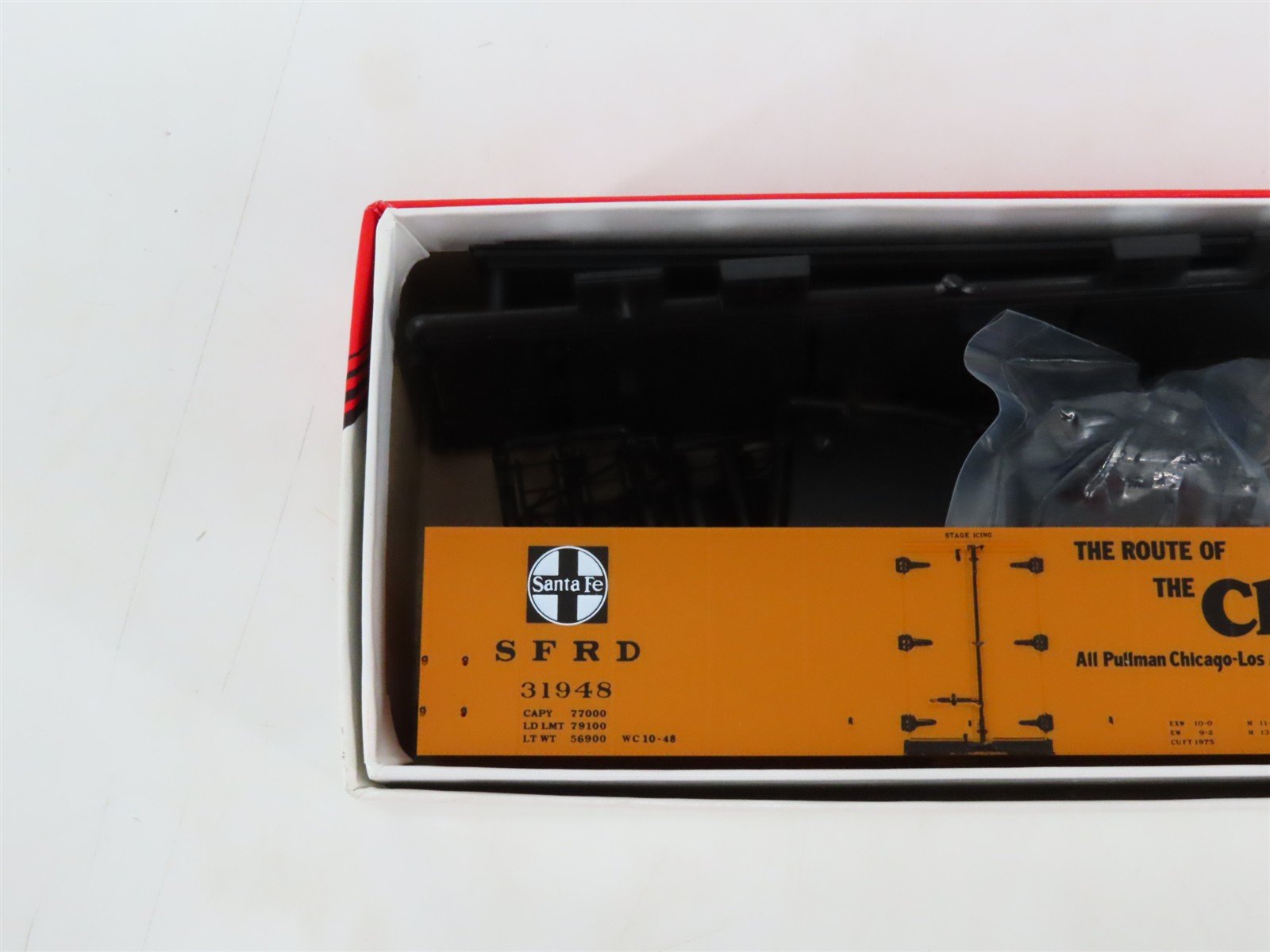 LOT of 3 HO Scale Intermountain SFRD Santa Fe Refrigerator Cars Kits