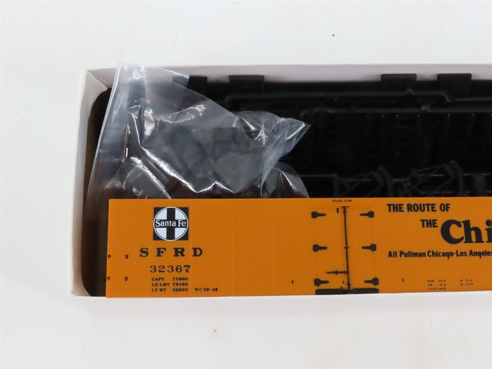 LOT of 3 HO Scale Intermountain SFRD Santa Fe Refrigerator Cars Kits