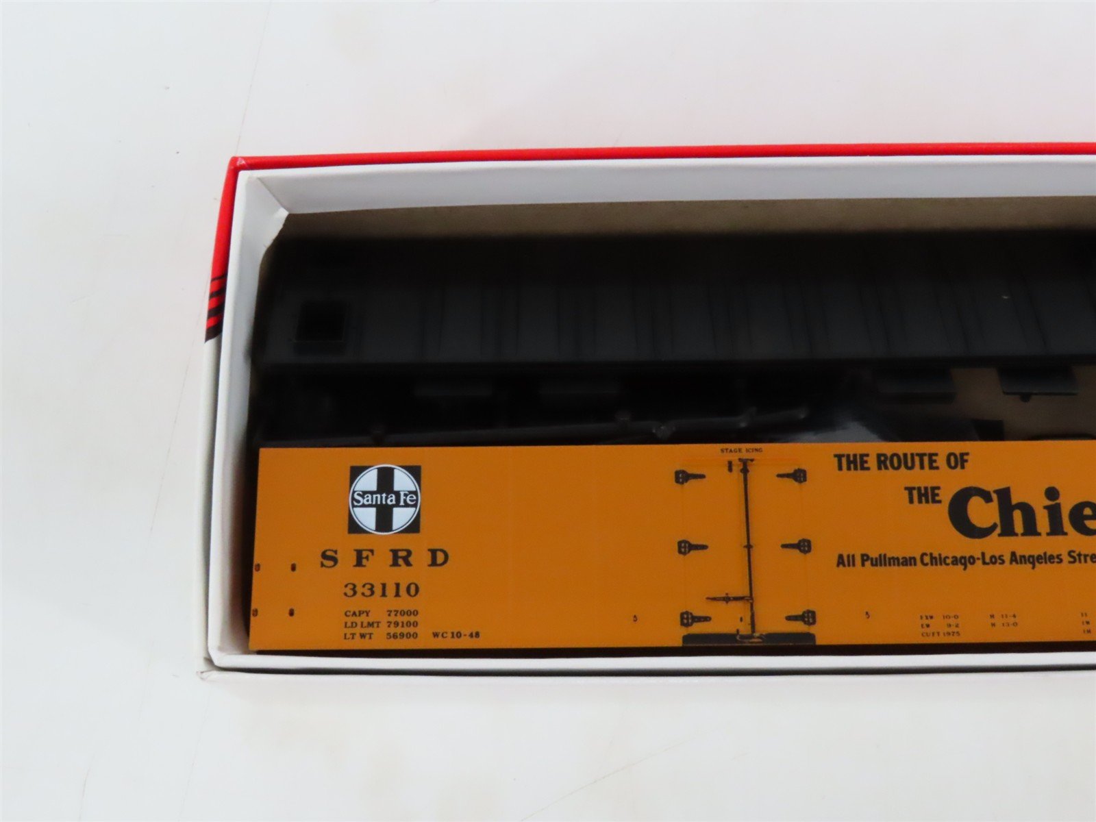 LOT of 3 HO Scale Intermountain SFRD Santa Fe Refrigerator Cars Kits