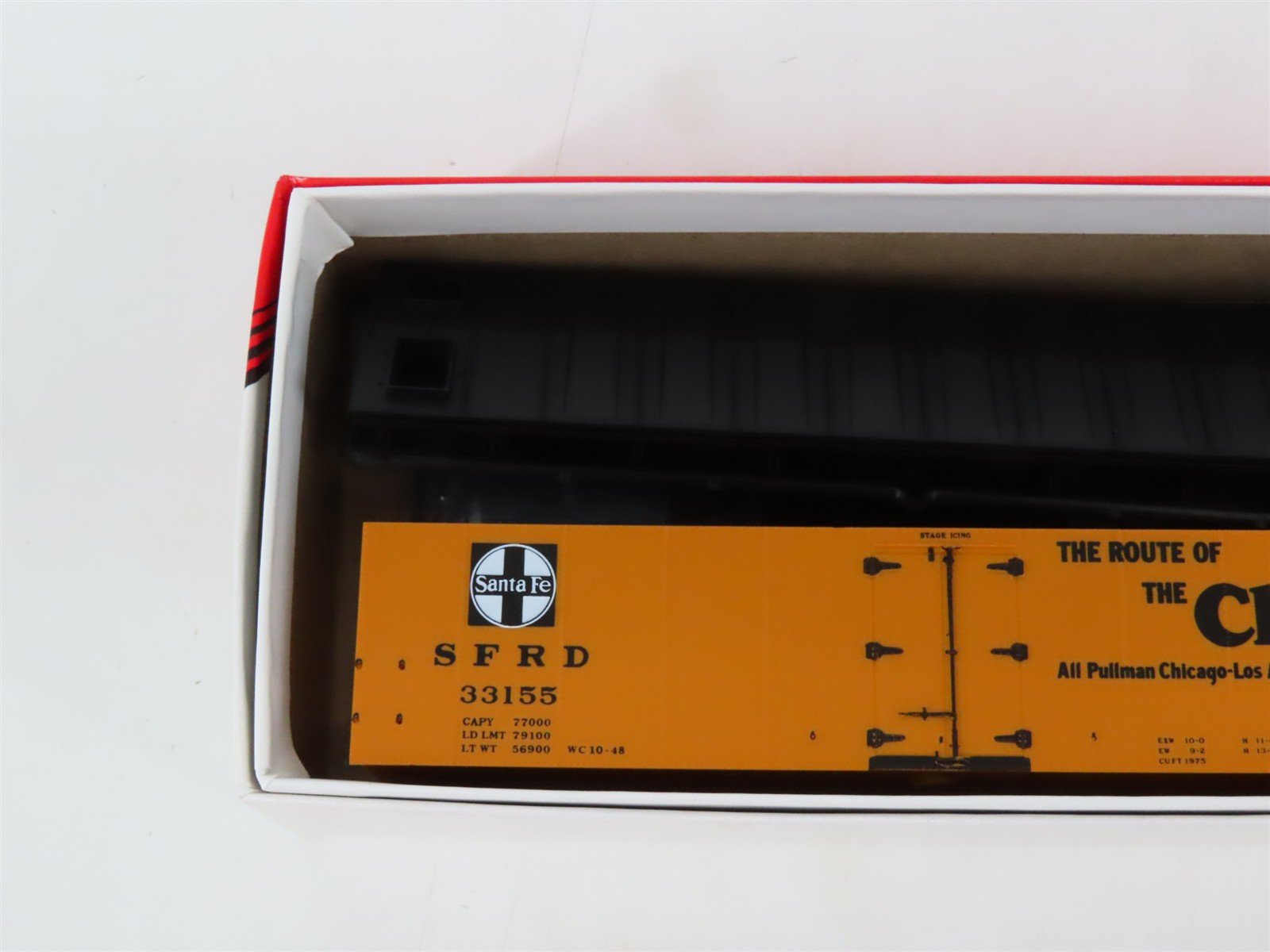 LOT of 3 HO Scale Intermountain SFRD Santa Fe Refrigerator Cars Kits