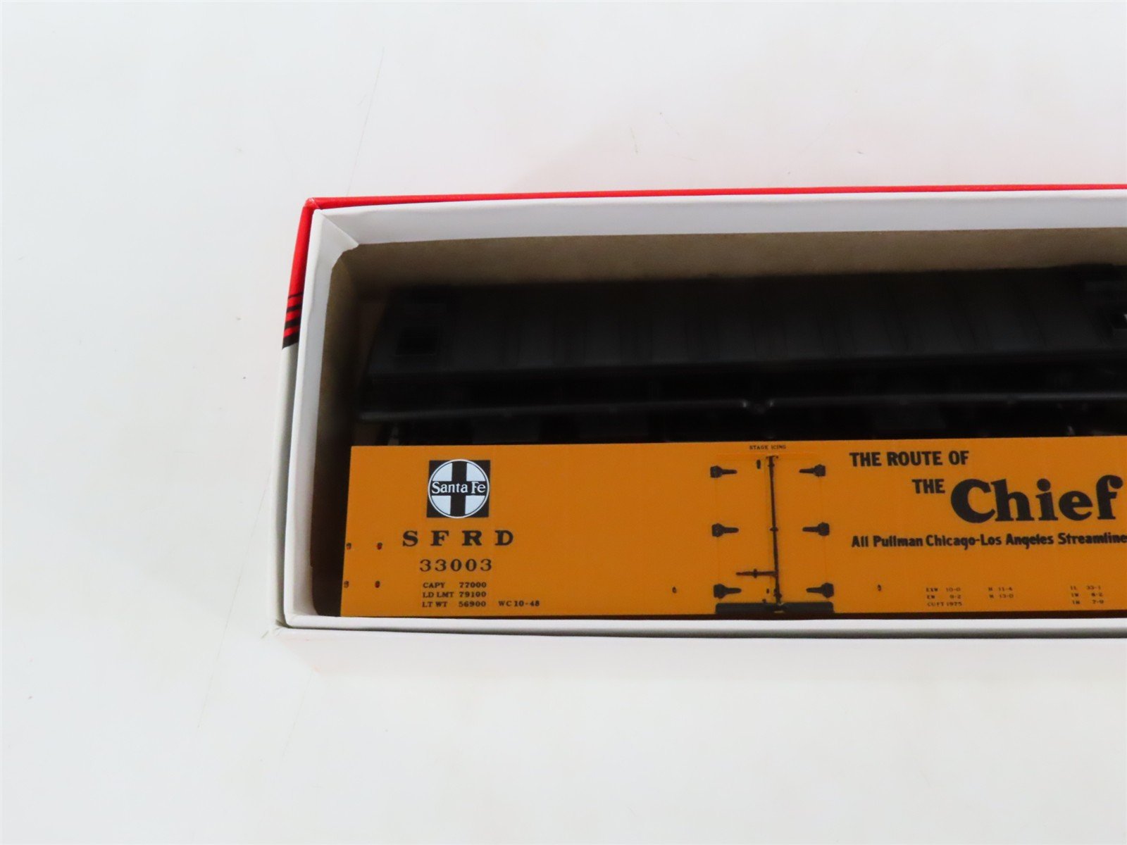 LOT of 3 HO Scale Intermountain SFRD Santa Fe Refrigerator Cars Kits