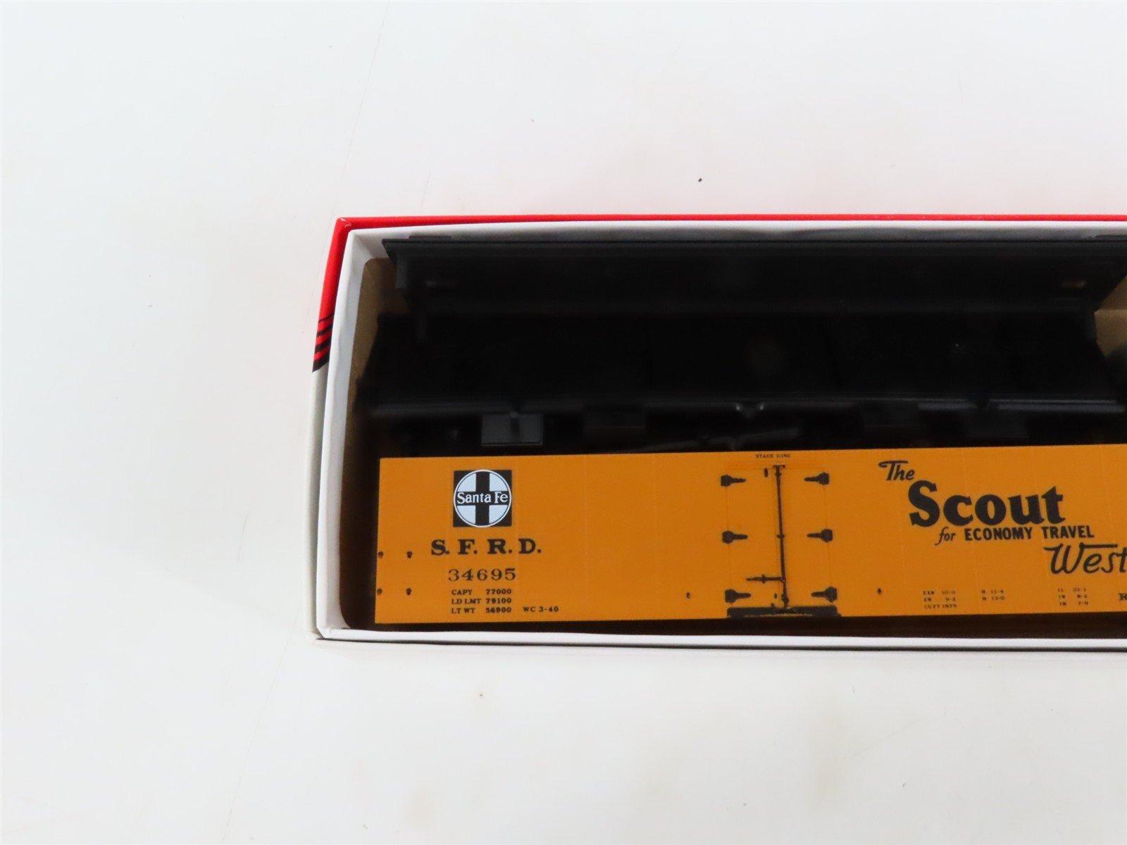 LOT of 3 HO Scale Intermountain SFRD Santa Fe Refrigerator Cars Kits