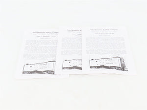 LOT of 3 HO Scale Intermountain SFRD Santa Fe Refrigerator Cars Kits