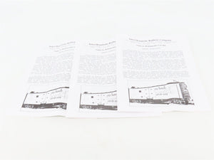 LOT of 3 HO Scale Intermountain SFRD Santa Fe Refrigerator Cars Kits