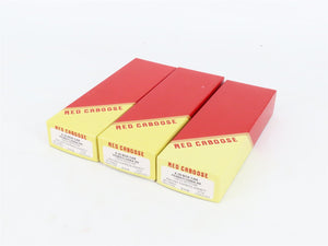 LOT of 3 HO Scale Red Caboose PRR Pennsylvania X-29 Boxcars Kits