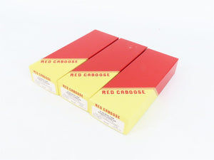 LOT of 3 HO Scale Red Caboose PRR Pennsylvania X-29 Boxcars Kits