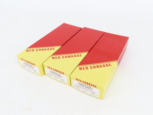 LOT of 3 HO Scale Red Caboose PRR Pennsylvania X-29 Boxcars Kits