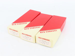 LOT of 3 HO Scale Red Caboose SHPX Leasing 10k Gal Tankcar Kits