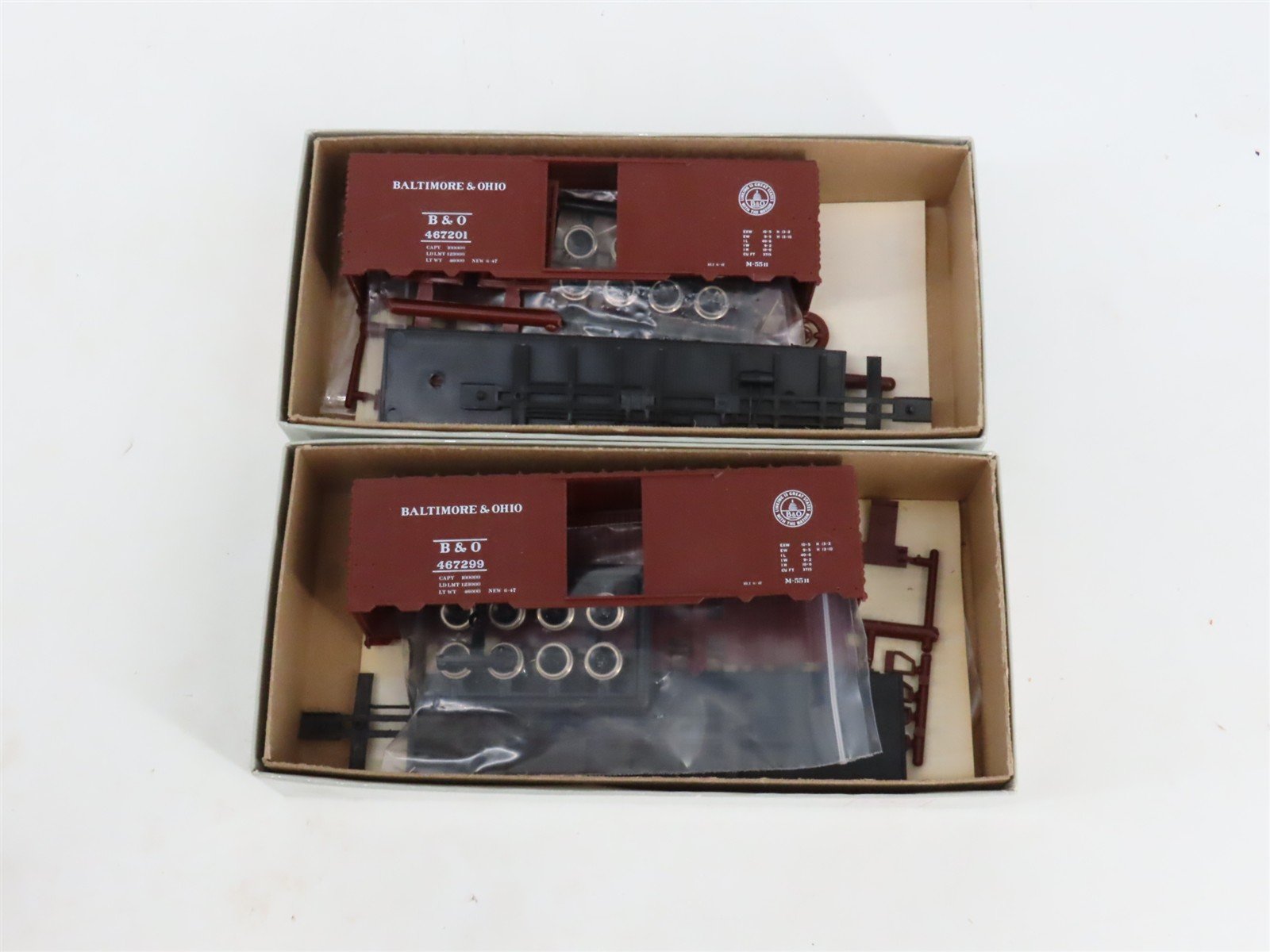 HO Scale C&BT Shops Kit Limited Edition Set #1 & #2 WM/B&O Box Cars Set of 12