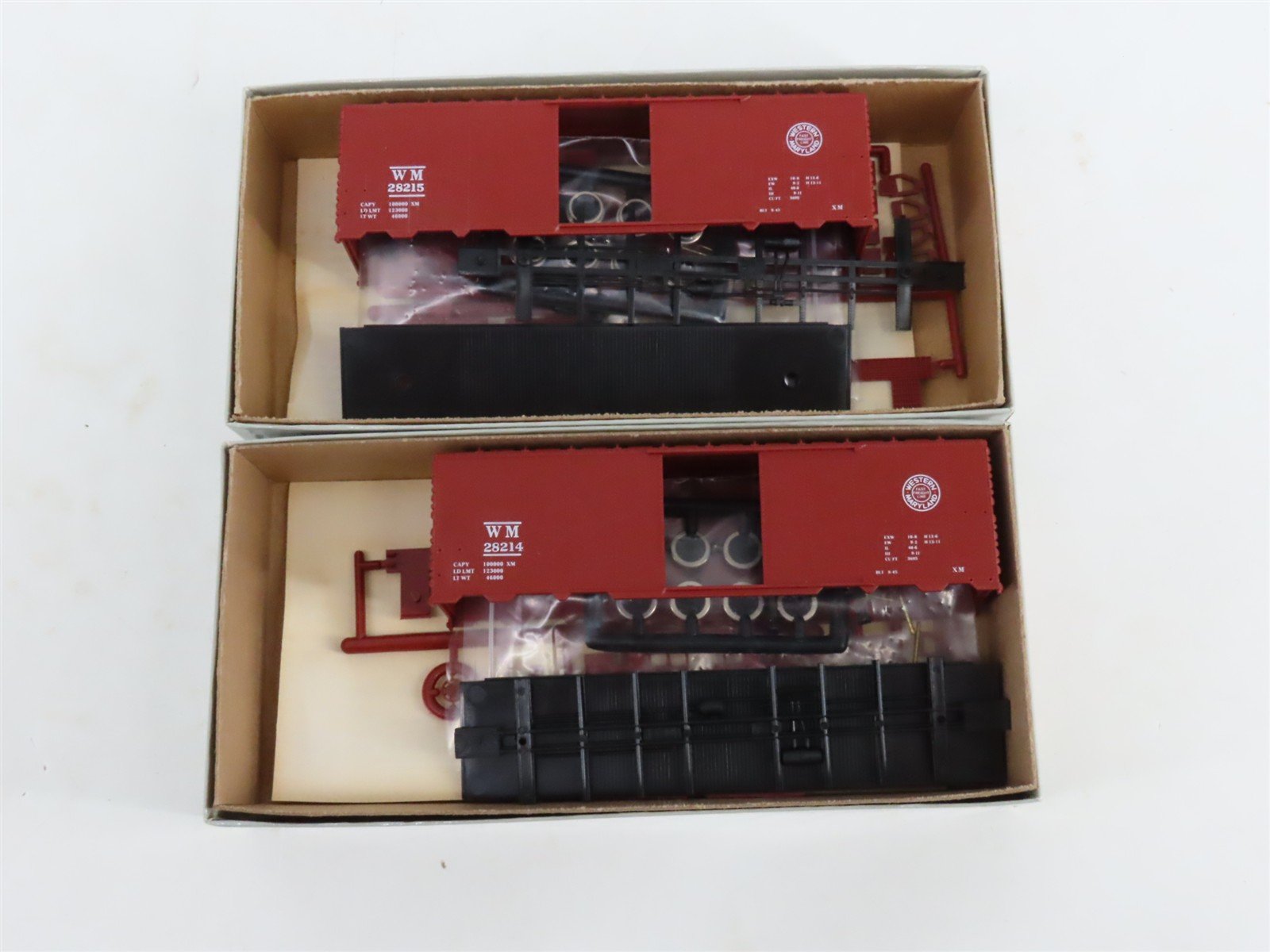 HO Scale C&BT Shops Kit Limited Edition Set #1 & #2 WM/B&O Box Cars Set of 12