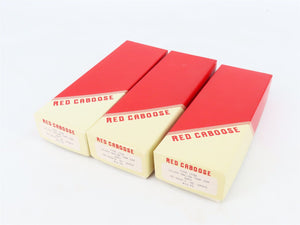 LOT of 3 HO Scale Red Caboose SHPX Leasing 10k Gal Tankcar Kits