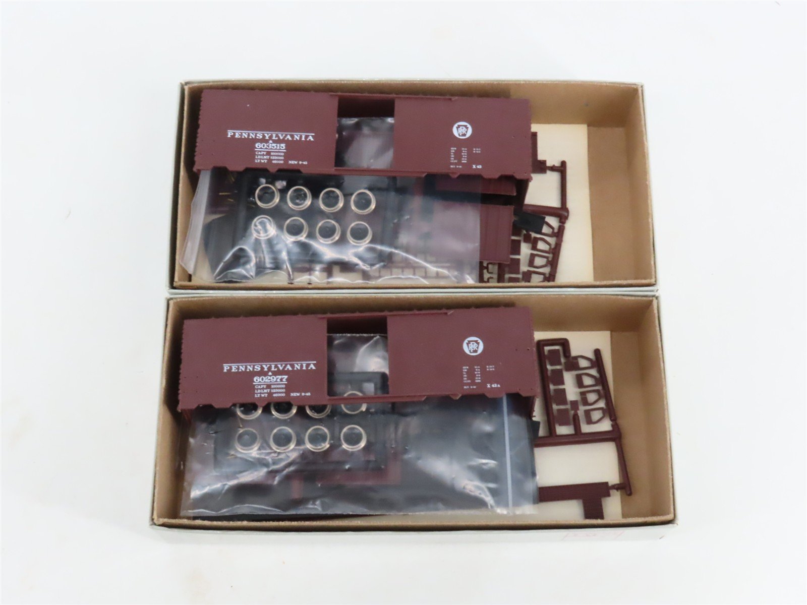 HO C&BT Shops Kit Limited Edition PRR Pennsylvania Railroad Box Cars Set of 12