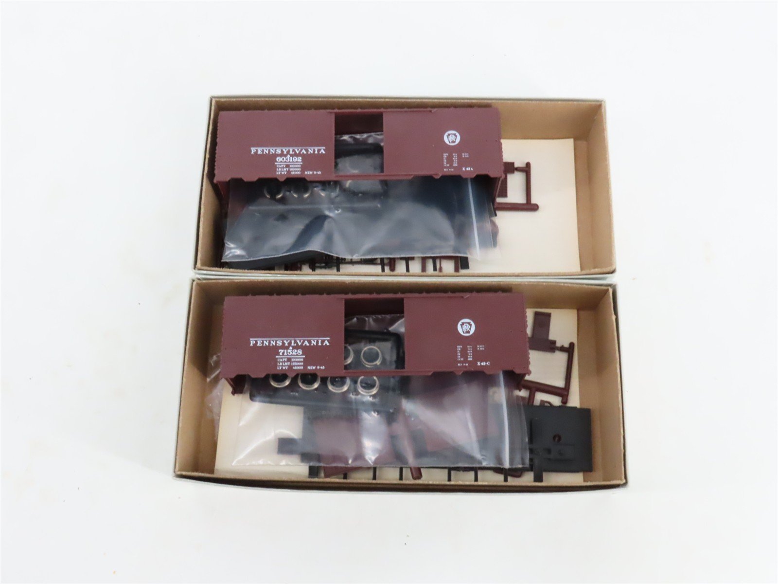 HO C&BT Shops Kit Limited Edition PRR Pennsylvania Railroad Box Cars Set of 12