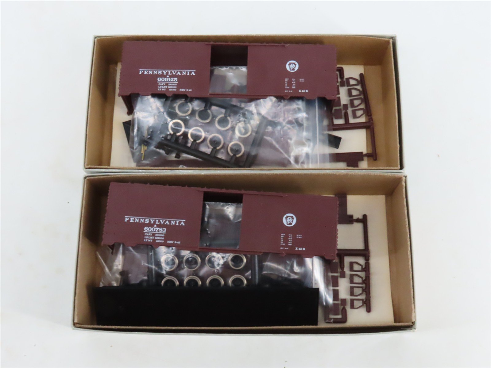 HO C&BT Shops Kit Limited Edition PRR Pennsylvania Railroad Box Cars Set of 12