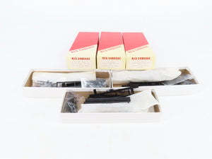 LOT of 3 HO Scale Red Caboose UTLX Leasing 10k Gal Tankcar Kits