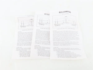LOT of 3 HO Scale Red Caboose UTLX Leasing 10k Gal Tankcar Kits