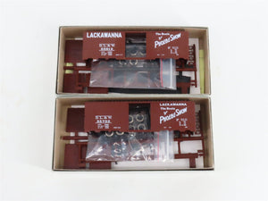 HO C&BT Shops Kit Anthracite Set #2 DL&W/LV/D&H/RDG/ERIE 40' Box Cars Set of 12