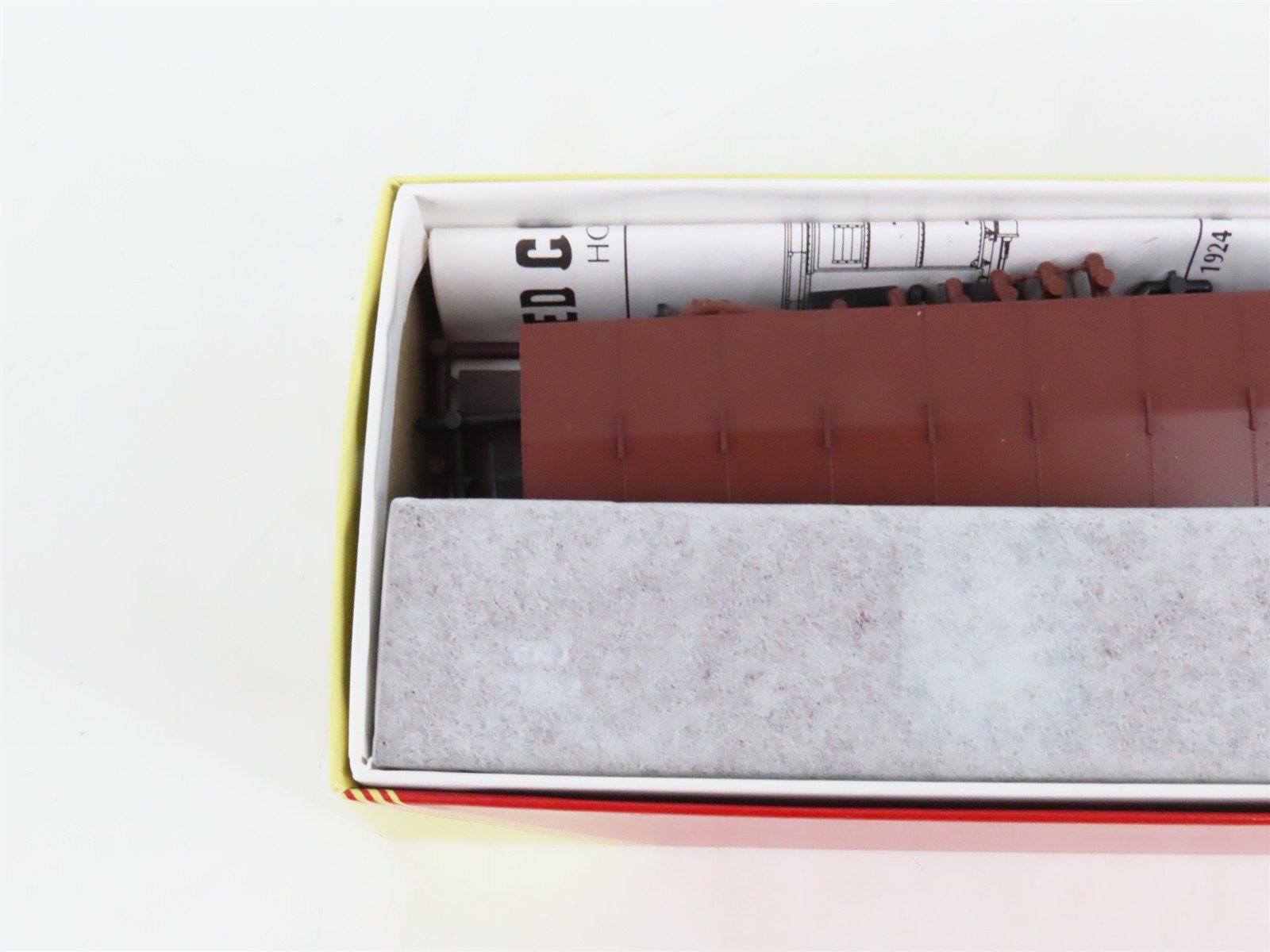LOT of 3 HO Scale Red Caboose CNJ Jersey Central 40' Boxcar Kits