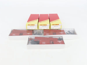 LOT of 3 HO Scale Red Caboose NKP Nickel Plate Road 40' Boxcar Kits