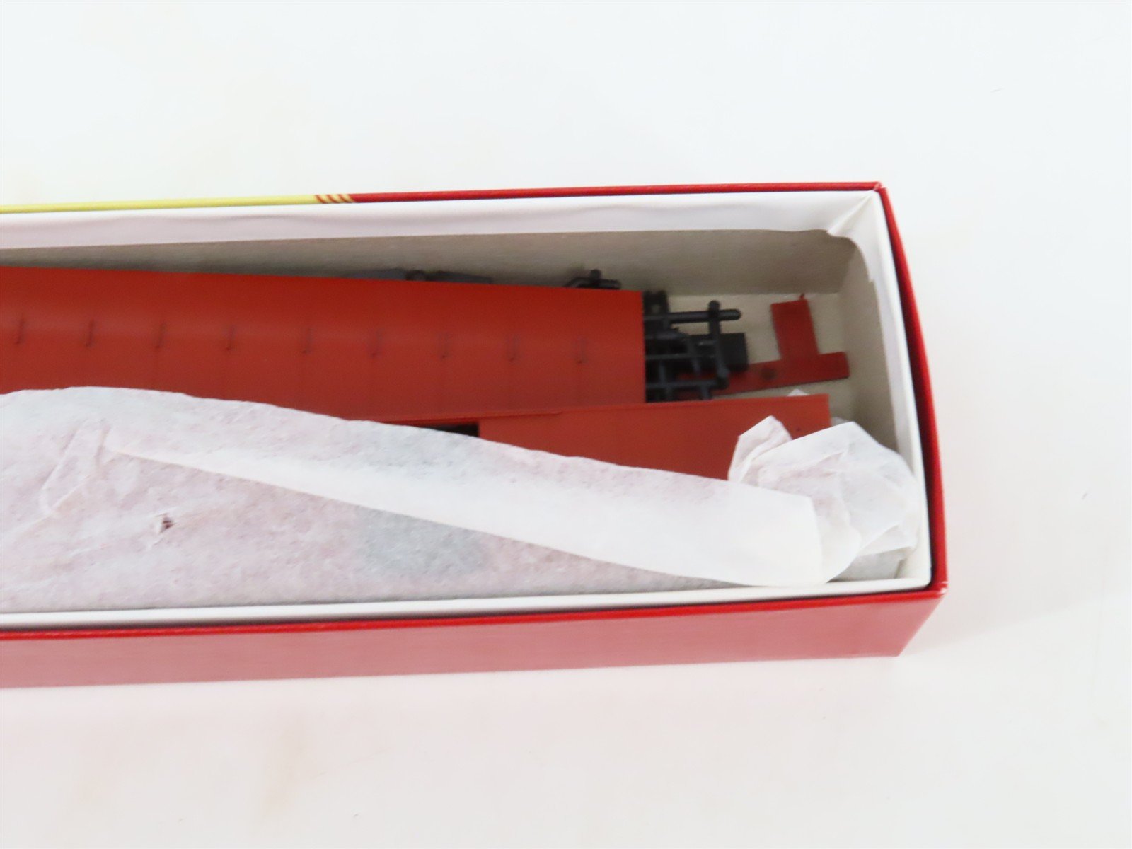 LOT of 4 HO Scale Red Caboose WLE Wheeling & Lake Erie 40' Boxcar Kits