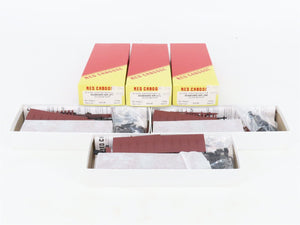 LOT of 3 HO Scale Red Caboose SAL Seaboard Air Line 40' Boxcar Kits