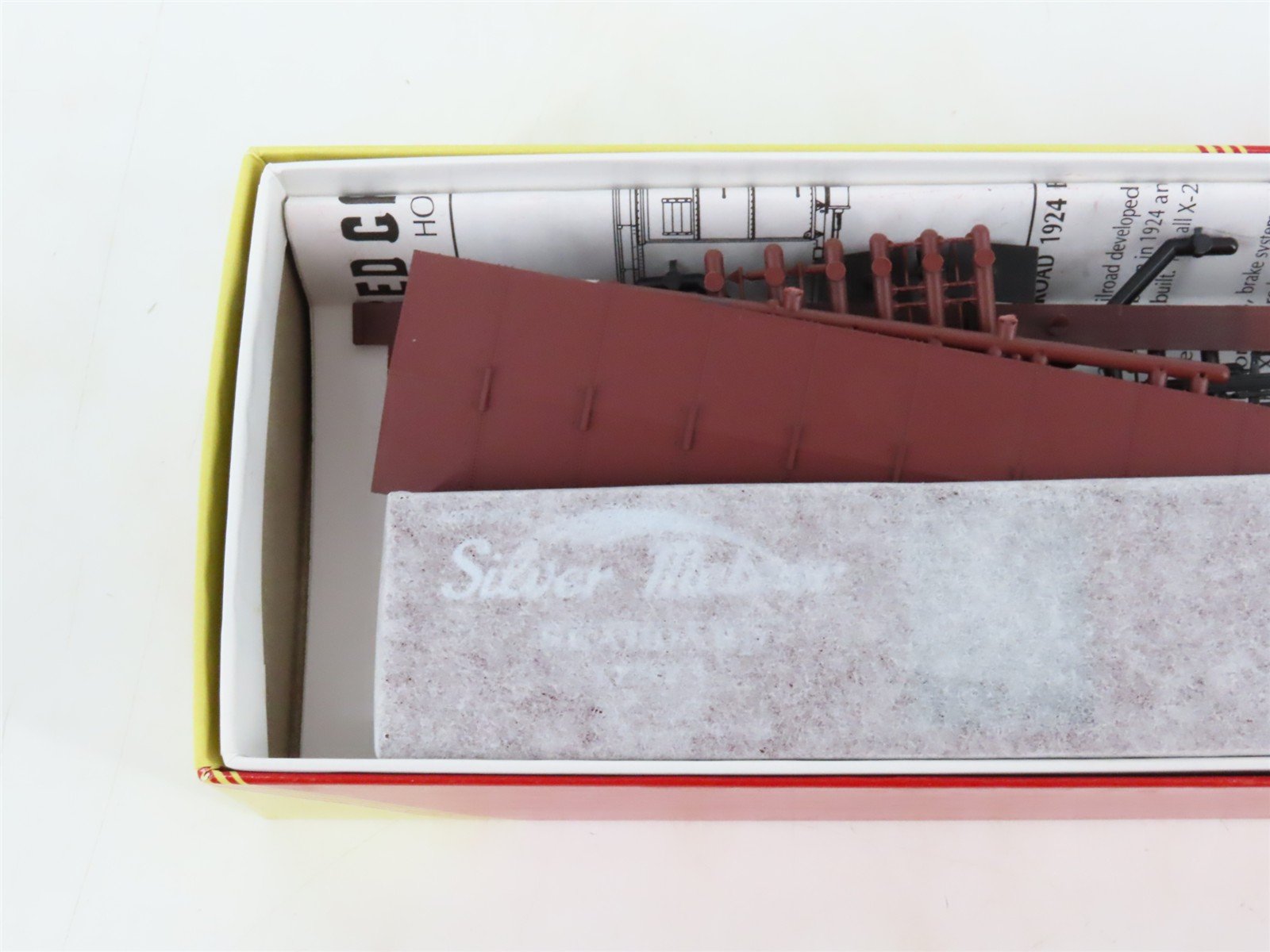 LOT of 3 HO Scale Red Caboose SAL Seaboard Air Line 40' Boxcar Kits