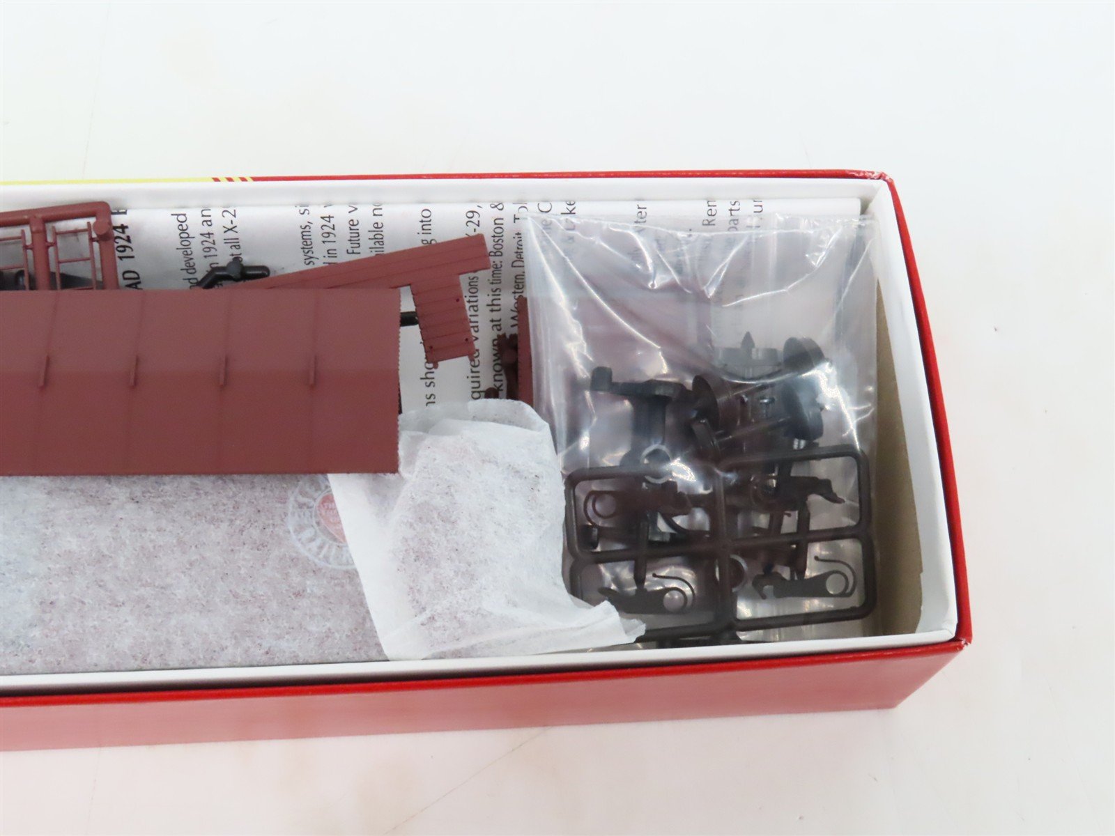LOT of 3 HO Scale Red Caboose SAL Seaboard Air Line 40' Boxcar Kits