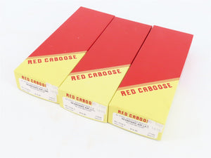 LOT of 3 HO Scale Red Caboose SAL Seaboard Air Line 40' Boxcar Kits
