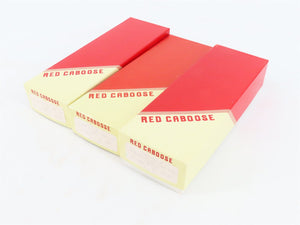 LOT of 3 HO Scale Red Caboose SCCX/UTOX Shell & Standard 10k Gal Tankcar Kits
