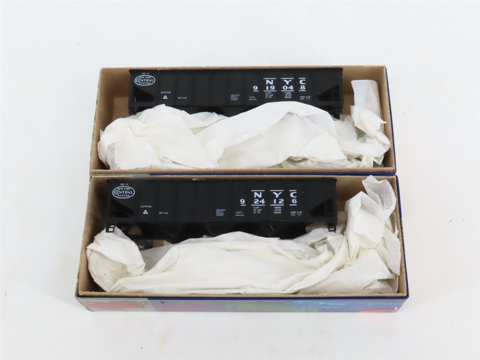 HO Scale Roundhouse MDC Kit 1543 NYC New York Central 3-Bay Hopper Set of 12