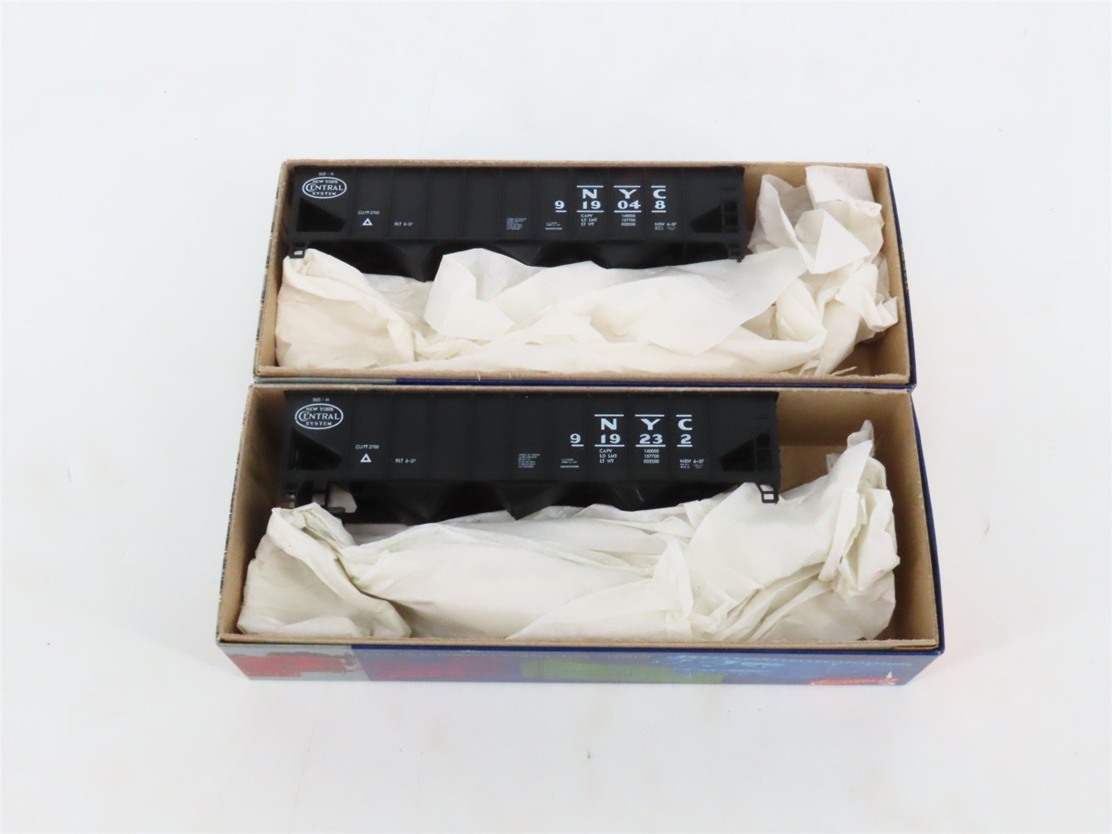 HO Scale Roundhouse MDC Kit 1543 NYC New York Central 3-Bay Hopper Set of 12