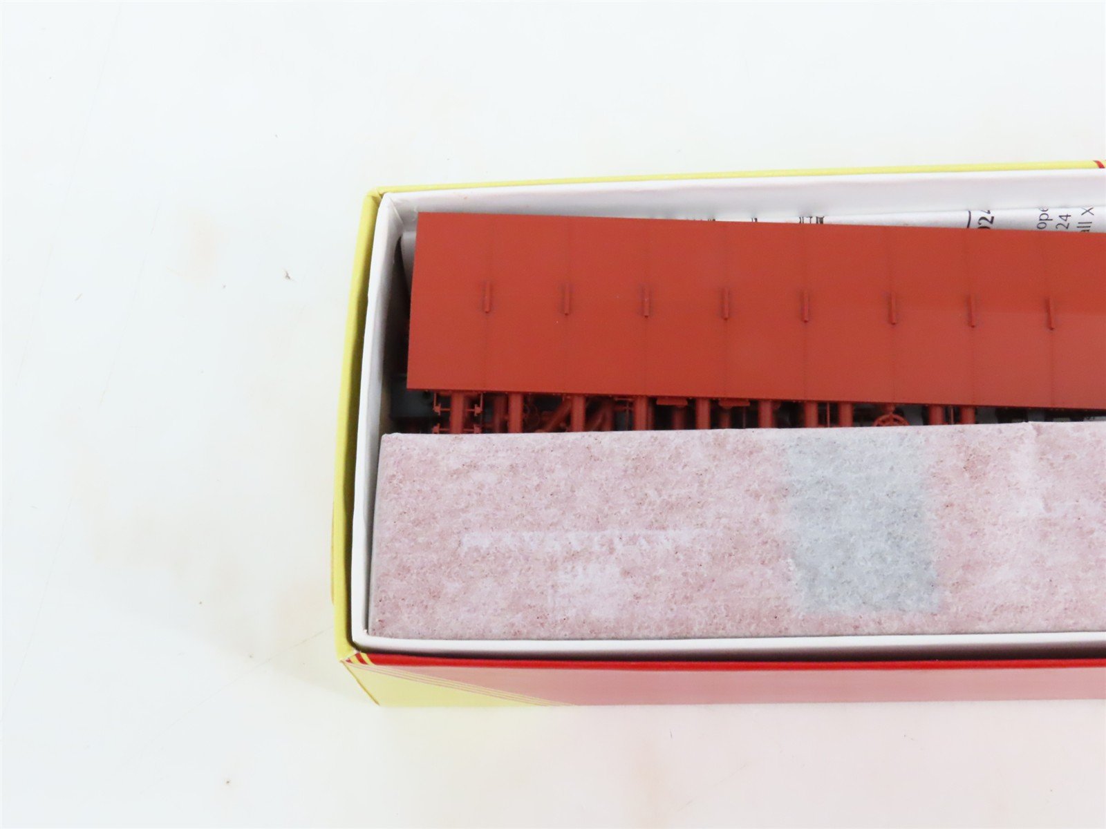 LOT of 4 HO Scale Red Caboose PRR Pennsylvania 40' Boxcar Kits