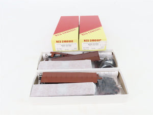 LOT of 2 HO Scale Red Caboose MEC Maine Central 40' Boxcar Kits
