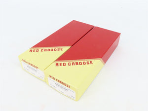LOT of 2 HO Scale Red Caboose MEC Maine Central 40' Boxcar Kits