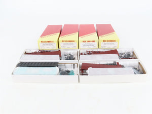 LOT of 4 HO Scale Red Caboose NYC New York Central 40' Boxcar Kits
