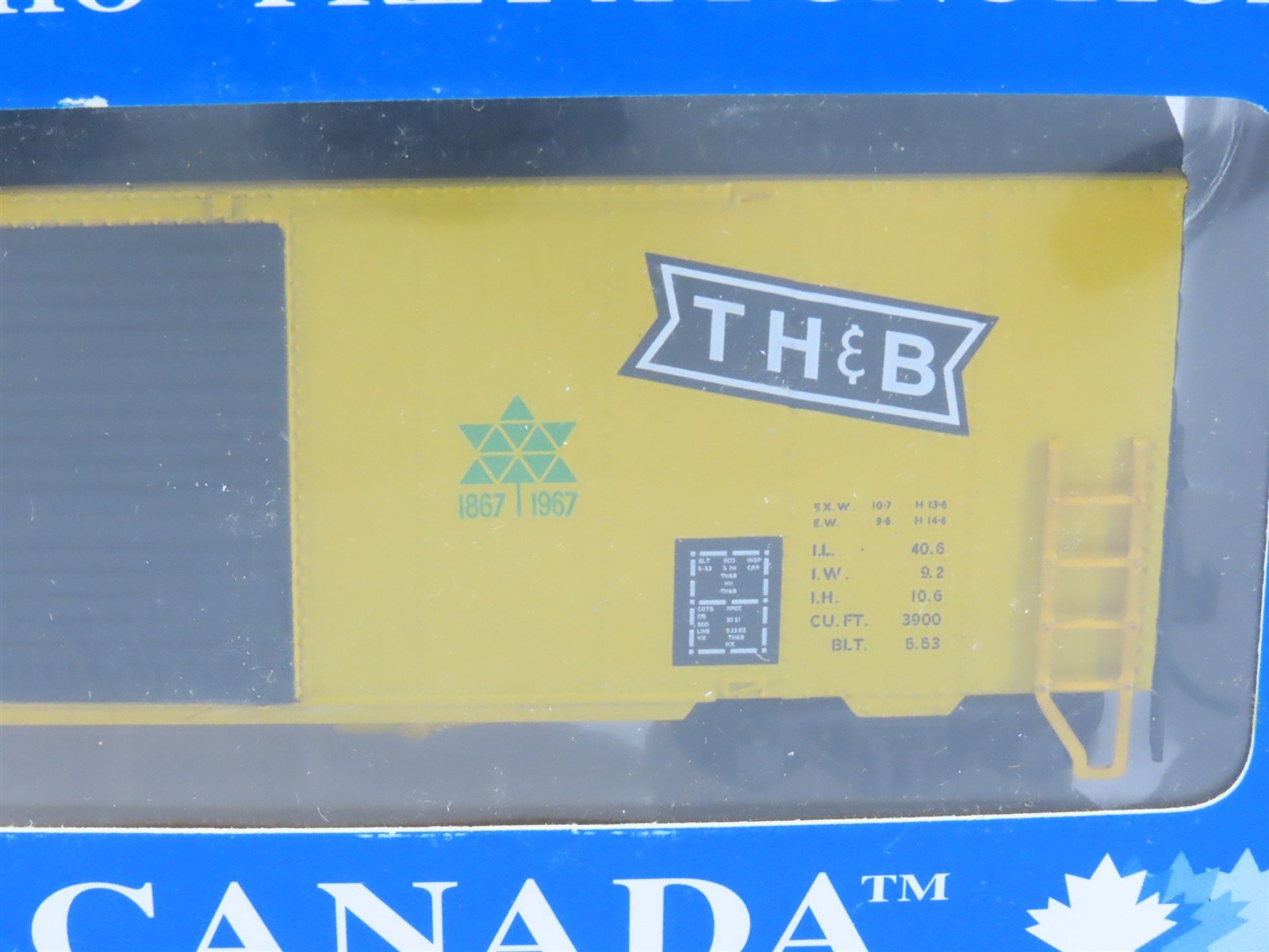 HO Trains Canada 1-2034/2035 TH&B Toronto Hamilton & Buffalo 40' Box Cars 2-Pack