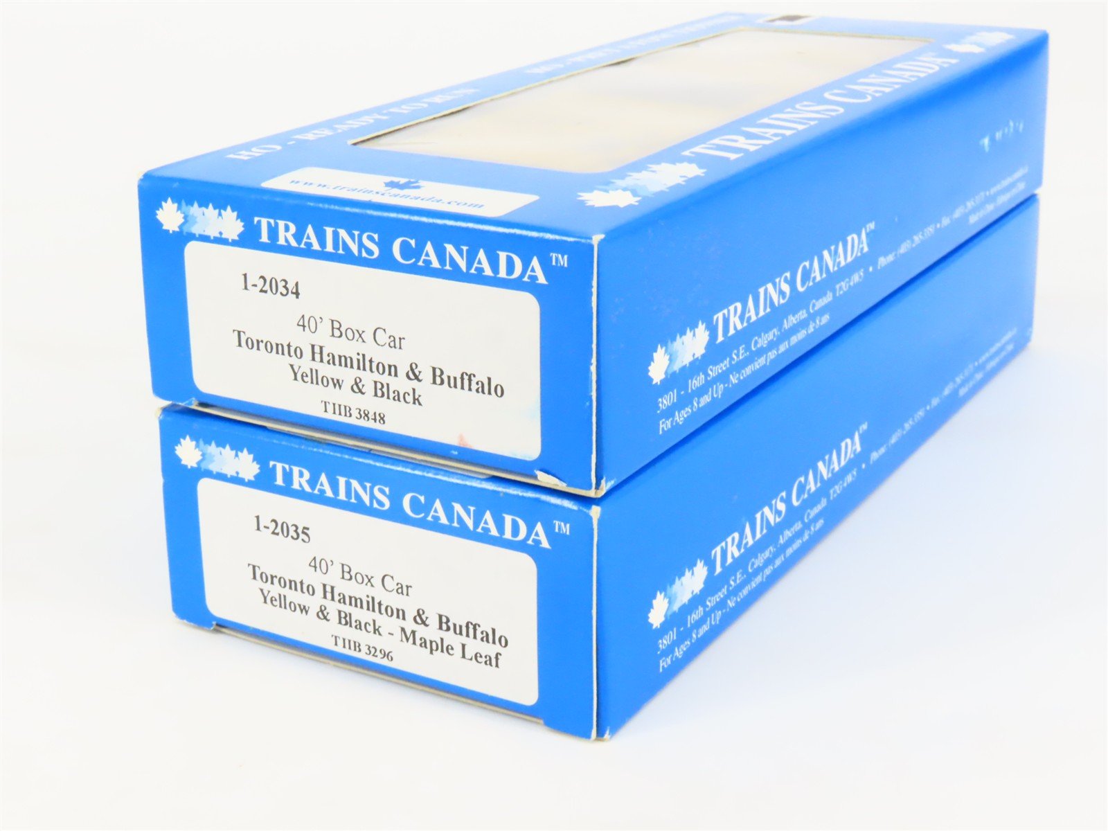 HO Trains Canada 1-2034/2035 TH&B Toronto Hamilton & Buffalo 40' Box Cars 2-Pack