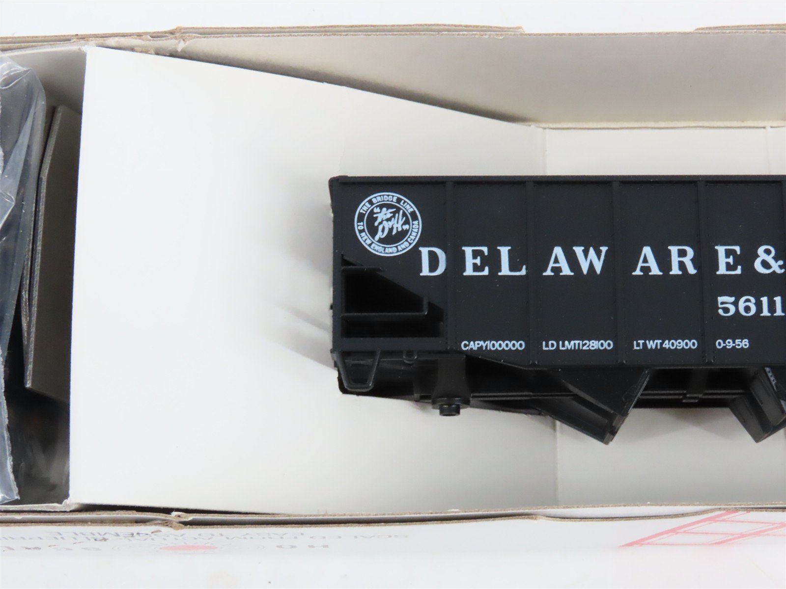 LOT of 5 HO Scale Stewart Kits D&H Delaware & Hudson 2-Bay & 3-Bay Open Hoppers