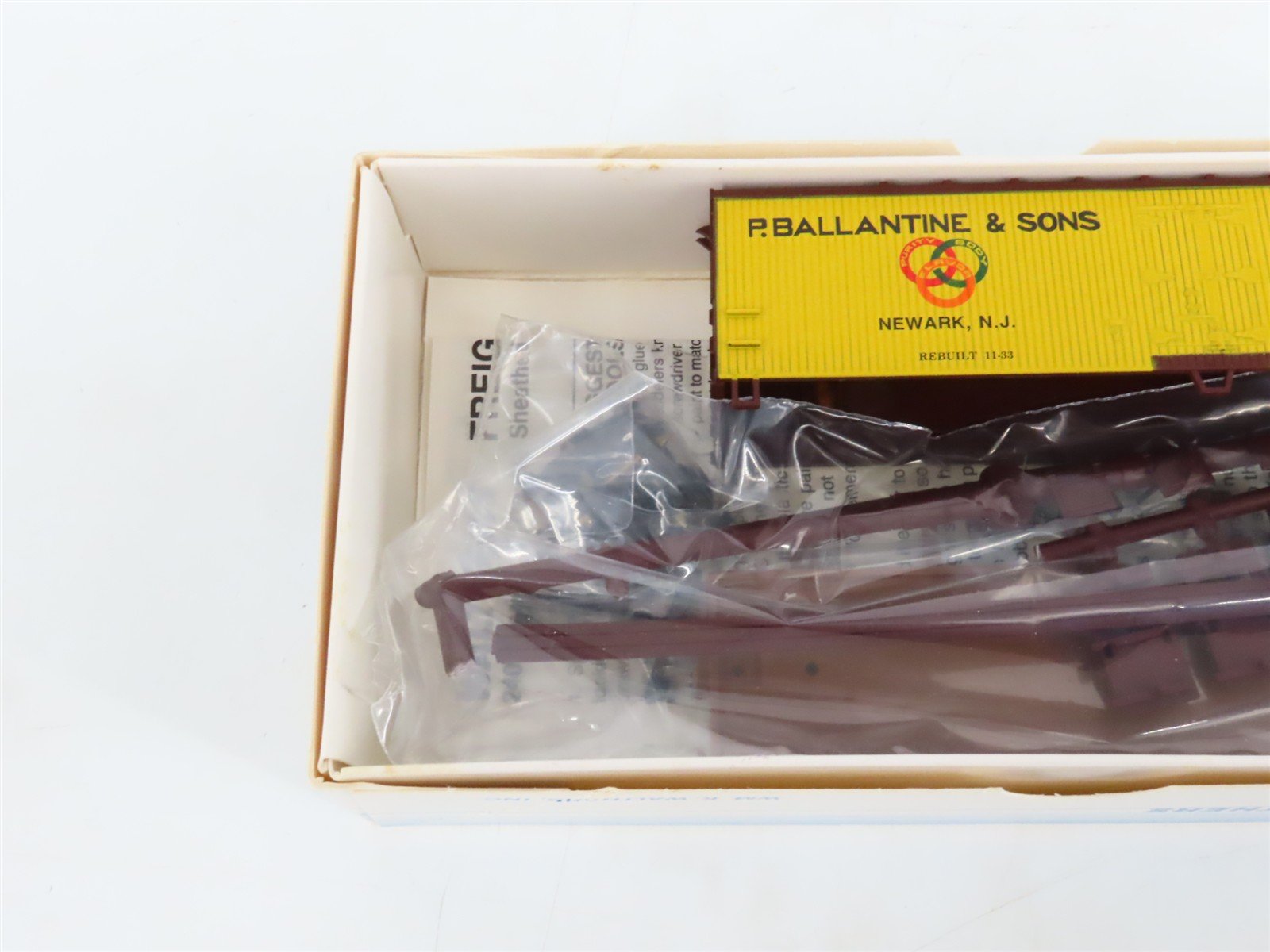LOT of 4 HO Walthers Kits Blatz, Ballantine, & Genessee 40' Beer Reefers