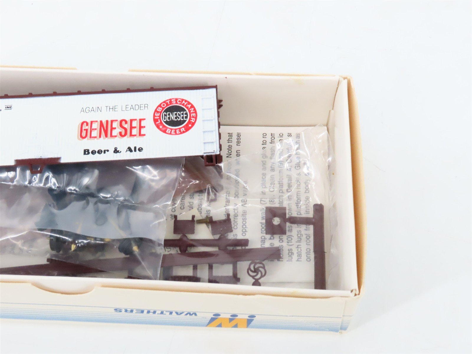 LOT of 4 HO Walthers Kits Blatz, Ballantine, & Genessee 40' Beer Reefers