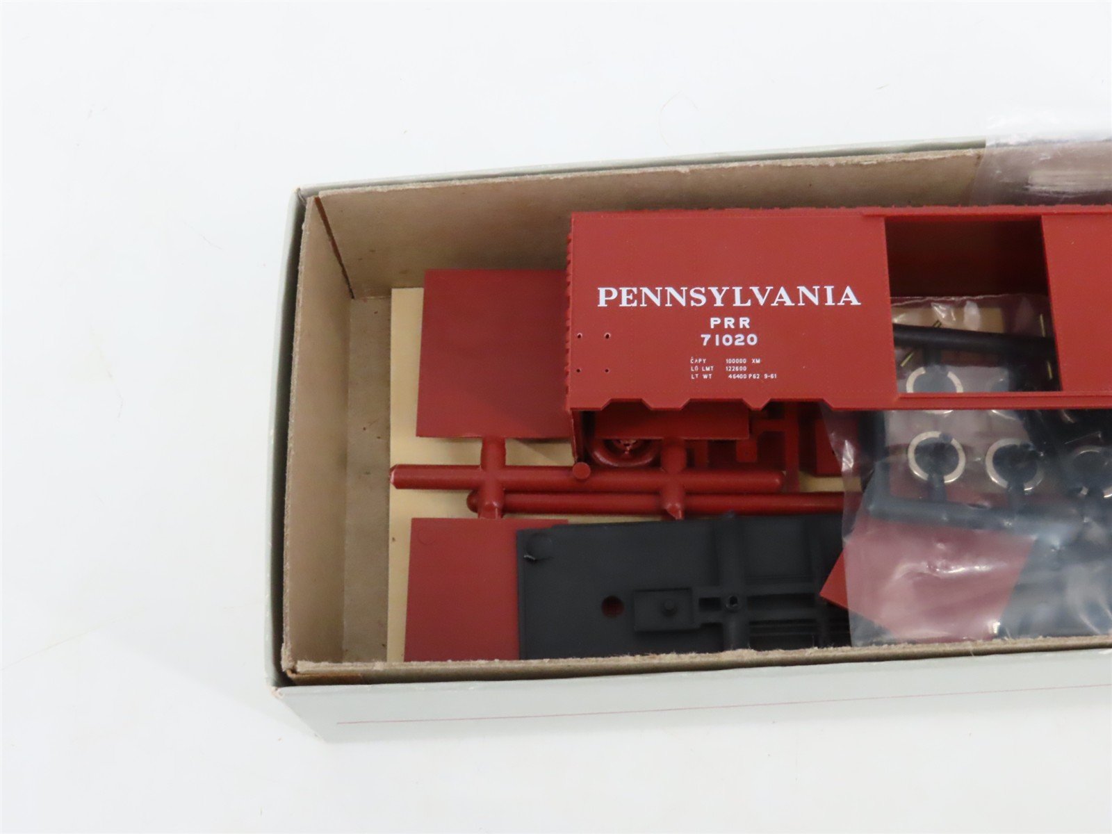 LOT of 6 HO Scale C&BT Shops Kits PRR Pennsylvania 40' AAR X-43C Box Cars