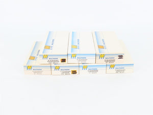 LOT of 7 HO Scale Walthers Kits SP, ATSF, CP, SOO & WP 40' Wood Box Cars