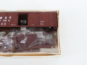 LOT of 7 HO Walthers Kits CN, WAG, T&P, WAB, MP, MKT & NP 40' Wood Box Cars