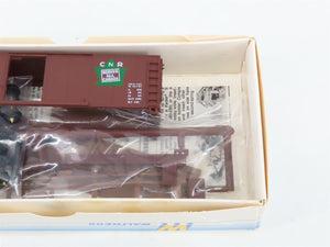LOT of 6 HO Scale Walthers Kits PRR, GN, CNW, C&O, CNJ & CN 40' Steel Box Cars
