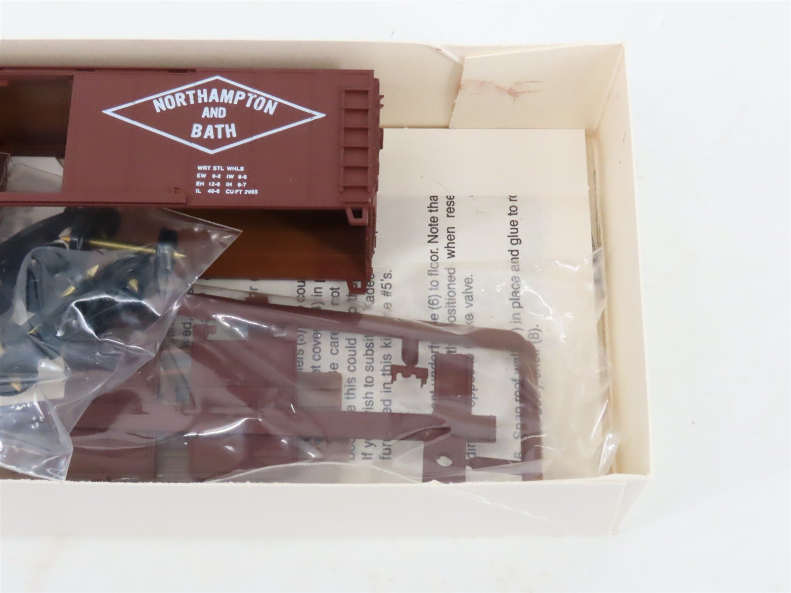 LOT of 6 HO Walthers Kits D&RGW, NP, N&B, SP&S, UP & NKP 40' Steel Box Cars