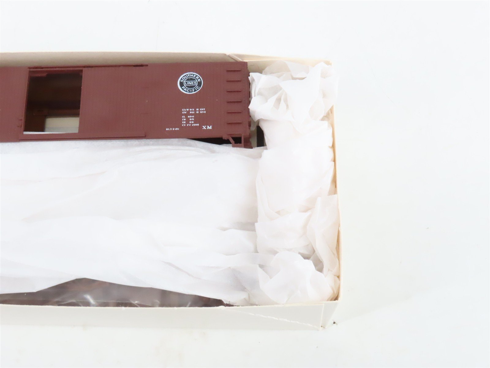 LOT of 7 HO Walthers Kits UP, MP, SP, M&StL, N&W, SSW & WAB 40' Wood Box Cars