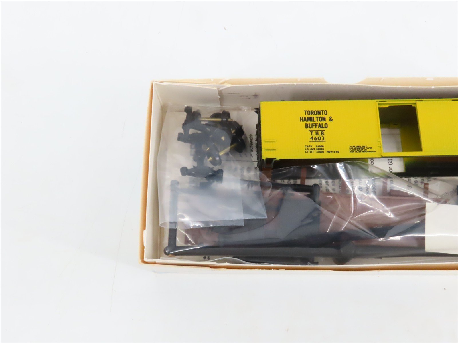 LOT of 7 HO Walthers Kits CMStP&P, D&RGW, TH&B, & SLSF 40' Wood Box Cars
