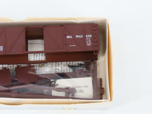 LOT of 7 HO Walthers Kits CMStP&P, D&RGW, TH&B, & SLSF 40' Wood Box Cars